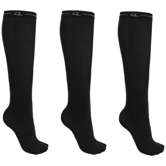 Reitsocken Show 3-pack Schwarz