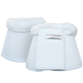 Springschoenen ES Faux Fur White Silver