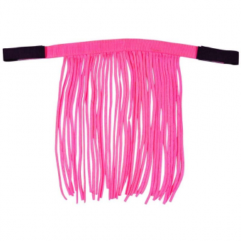 Fliegenfransen Polyester Rosa