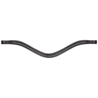 Stirnriemen Diamond Curved Schwarz/Silber