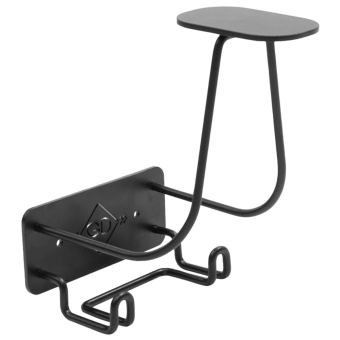 Helmhalter Steel Hook Schwarz