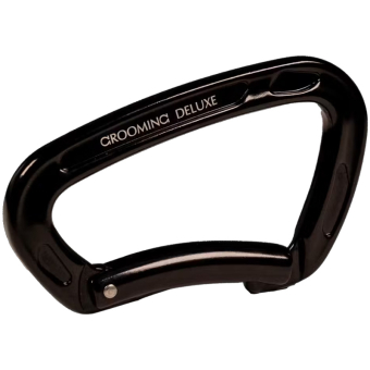 Aufhängehaken Aluminiumn Safety Snap Schwarz