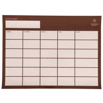 Show Board Magnetic Braun