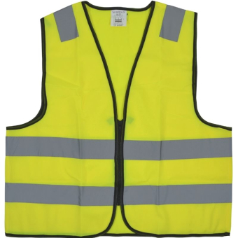 Reflektierende Weste HS Zipper Gelb
