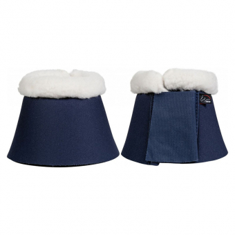 Hufglocken mit Lammfellkomfort Marineblau
