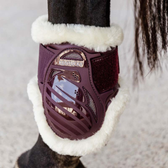 Streichkappen Young Vegan Sheepskin Bordeaux