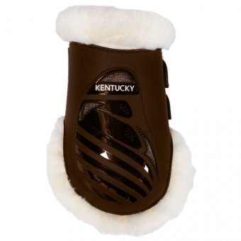 Streichkappen Elastic Vegan Sheepskin Braun