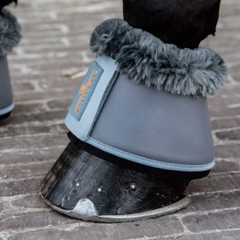 Hufglocken Sheepskin Leather Grau