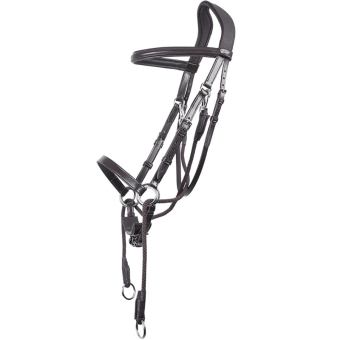 Bettloses Zaumzeug Ceto Braun