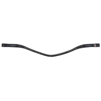 Stirnriemen Glam X-Line Schwarz/Schwarz
