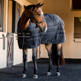 Stalldecke Amigo Insulator Ripstop 210D 200g Schwarz/Silber