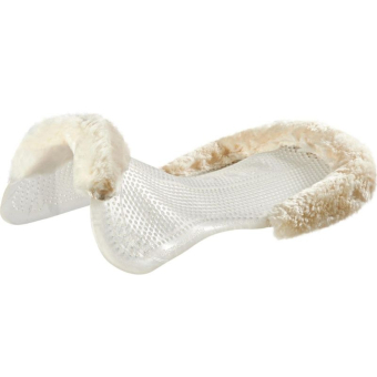 Gelpad mit Lammfell Transparent