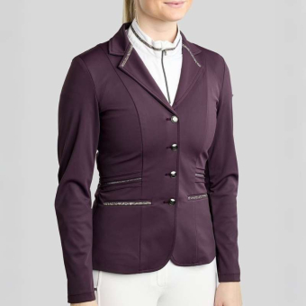 Turnierjacket MoKelly Softshell Gun Metal Crystals Fig