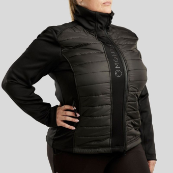 Hybridjacke Emma Softshell Curve Schwarz