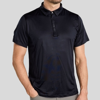 Herren Poloshirt Clubwear Marineblau