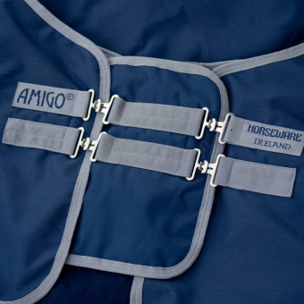 Brusterweiterung Amigo Ripstop Straight Front 900D Marineblau/Grau