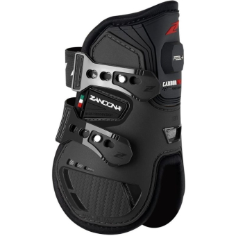 Hintere Gamaschen Carbon Pro Feel+ Schwarz