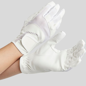 Reithandschuhe 2nd Skin Tech Mesh Touch Weiß