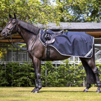 Ausreitdecke Arika Marineblau