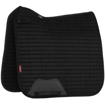 Dressurschabracke Suede Square Schwarz