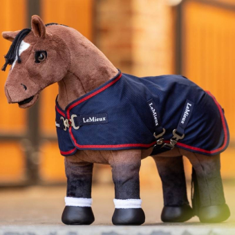Abschwitzdecke Toy Pony Mesh Marineblau