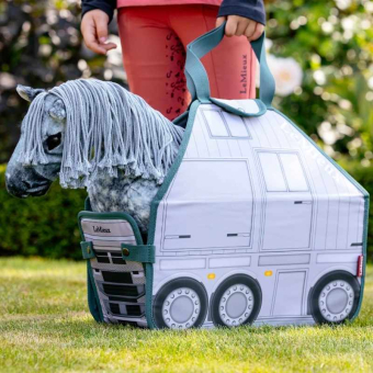 Carry Bag Toy Pony Printed Grau