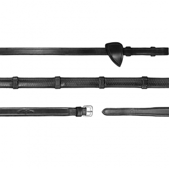 Gummizügel mit Stoppern 13mm NE Schwarz