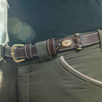Gürtel Flat Leather Braun