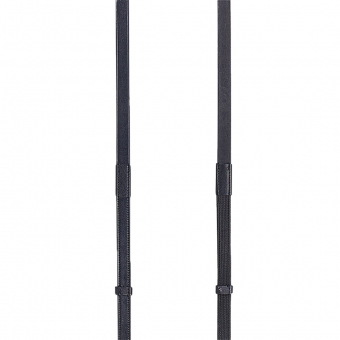 Zügel aus Leder/Gummi 5/8