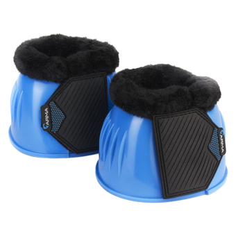 Hufglocken Glossy PVC Fleece Blau