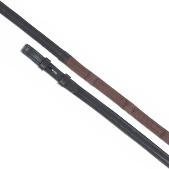 Gummi/Leder Zügel Gara Dressage Braun