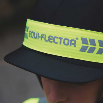 Reflektor-Helmriemen Gelb