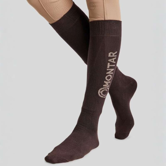 Reitsocken Bamboo Braun