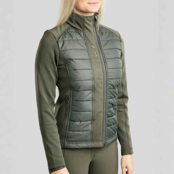 Hybridjacke Emma Softshell Forest Green