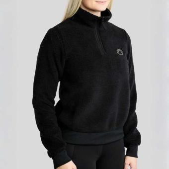 Teddyfleece MoEbba Q-Zip Schwarz