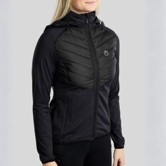 Hybridjacke MoAddie Logo Charm Schwarz