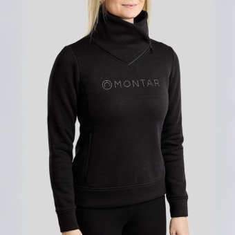 Sweatshirt MoNaja Gun Metal Crystals Schwarz