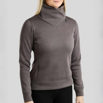Sweatshirt MoNaja Gun Metal Crystals Grau