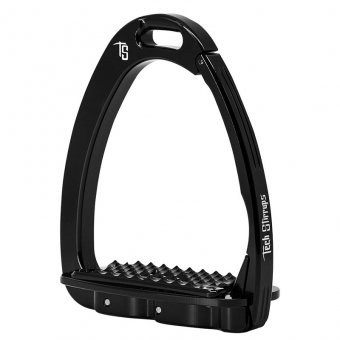 Steigbügel Venice Dressur Abwärts Schwarz/Schwarz