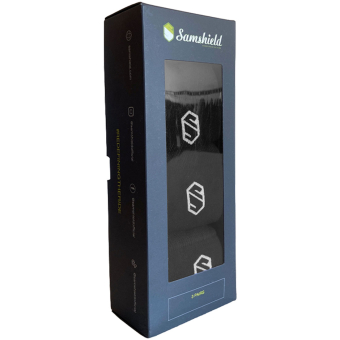 Reitsocken Balzane Blazon 3-pack Schwarz/Marineblau/Grau