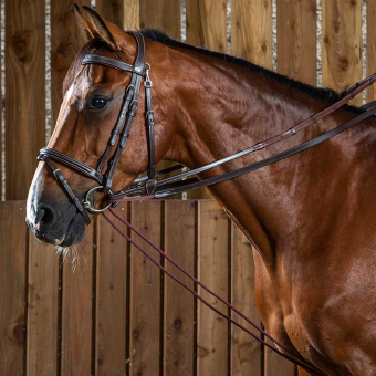 Schlaufzügel Reparatur/Leder 16mm WC Braun