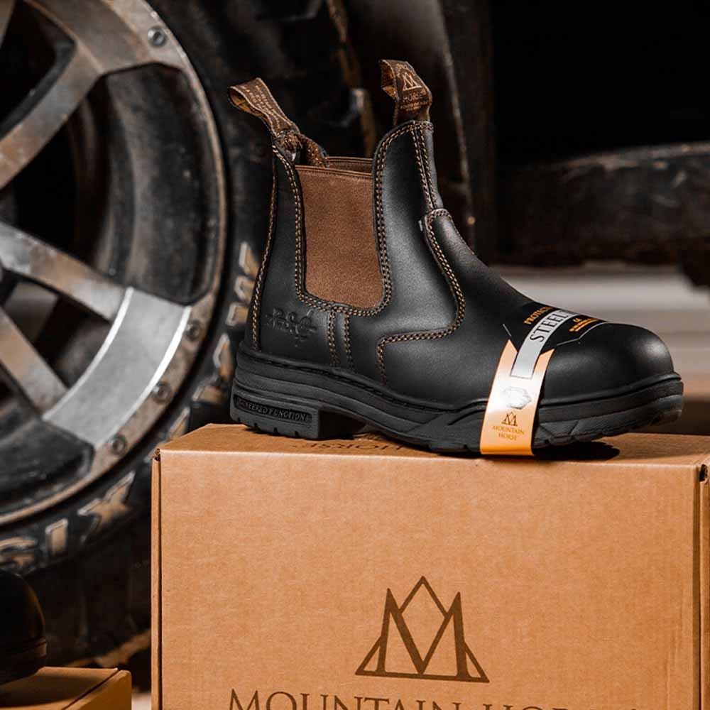 Jodhpur Protective Stahlkappe Schwarz/Braun