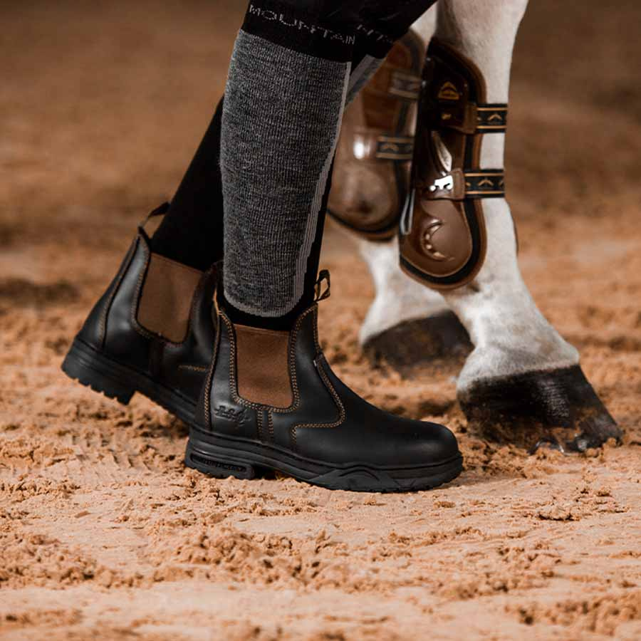 Jodhpur Protective Stahlkappe Schwarz/Braun