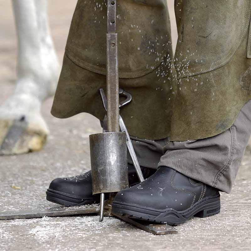 Jodhpur Protective Stahlkappe Schwarz/Braun