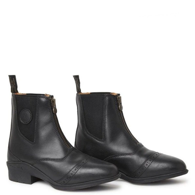 Aurora Front Zip Paddock Schwarz