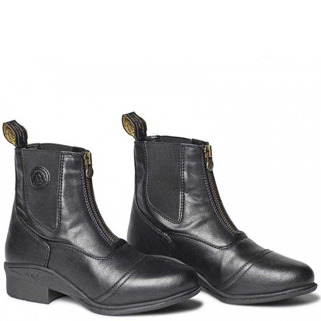 Reitstiefeletten Veganza Zip Schwarz