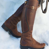 Winterreitstiefel Snowy River Braun