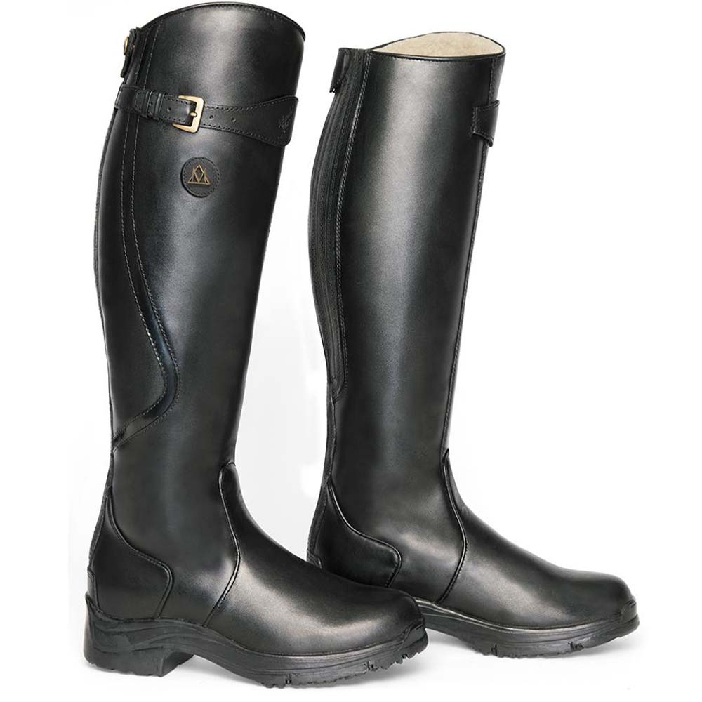 Winterreitstiefel Snowy River Schwarz