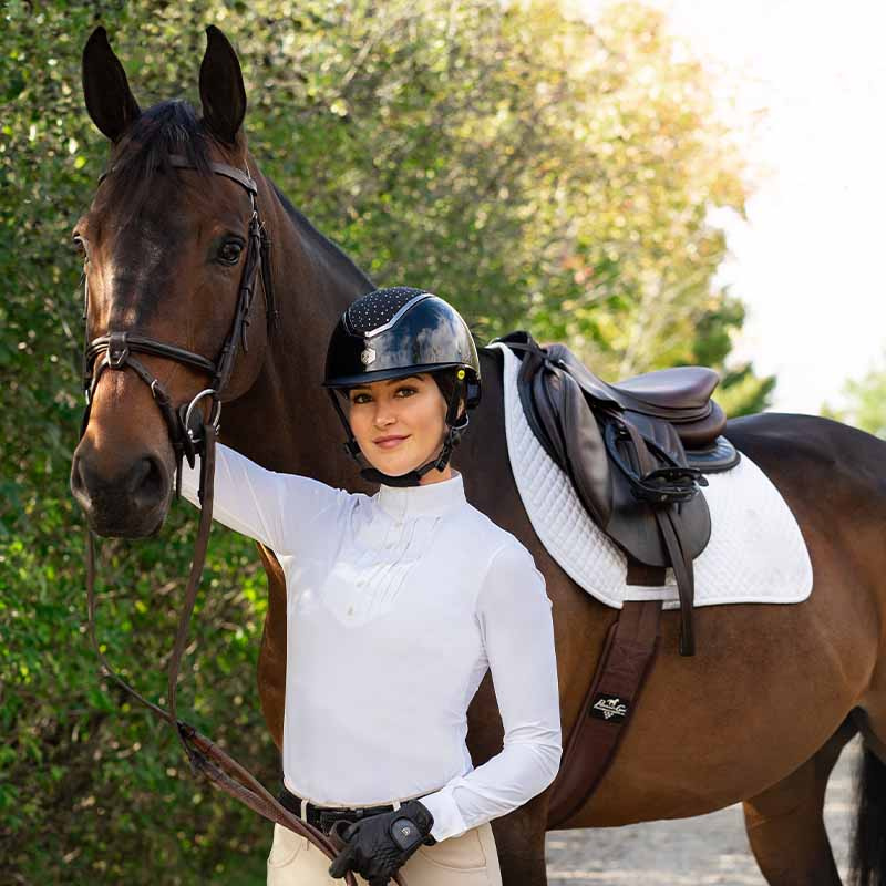 Reithelm MIPS Kylo Gloss Crystal Schwarz/Chrome