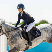 Reithelm MIPS Kylo Gloss Crystal Marineblau/Silber Reithelm MIPS Kylo Gloss Crystal Marineblau/Silber